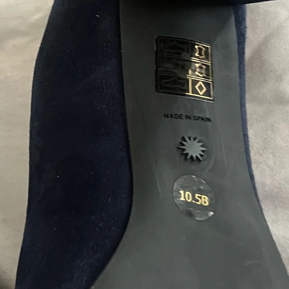 Stuart Weitzman Stuart Block Heel 75 Pointed Toe Pump Shoes New 10.5 $495 - Picture 10 of 13